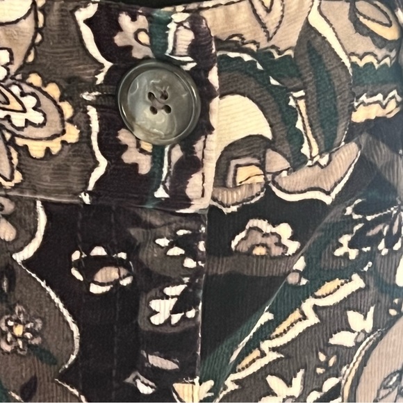 Ann Taylor Floral A Line Cotton Skirt 8 - Picture 5 of 9